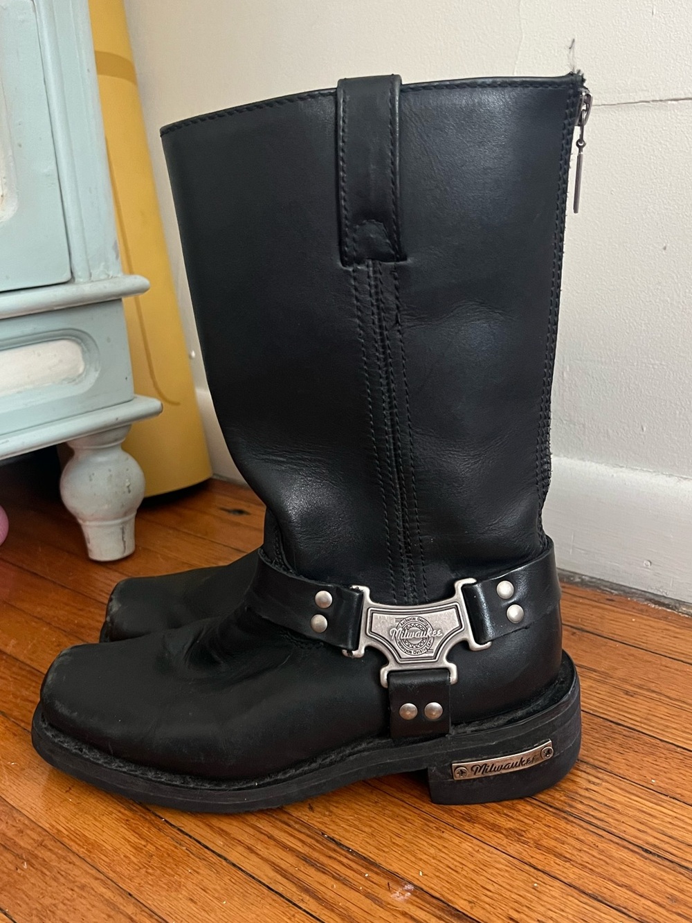 Vintage Milwaukee Motorcycle Boots